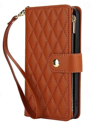  telefone Capinha Para Pixel 9 Pro Pixel 9 Pro XL Pixel 8 Pro Pixel 8 Pixel 9 Pixel 7 Pixel 7 Pro Pixel 6 Pixel 6 Pro Capa traseira Com Suporte Zíper com cordão Retro TPU Couro PU