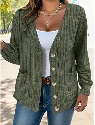  Damen Mantel Outdoor Strasse Freizeitskleidung Herbst Winter Kurz Mantel Regular Fit warm Atmungsaktiv Stilvoll Brautkleider schlicht Jacken Langarm Glatt Mit Taschen Schwarz Grün Grau