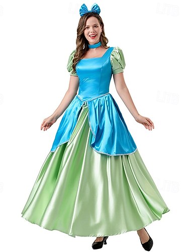  Princesa Dia das Bruxas Baile de Máscara Adulto Mulheres Espetáculo dia das Bruxas Fantasias fáceis de Halloween Vestir-se