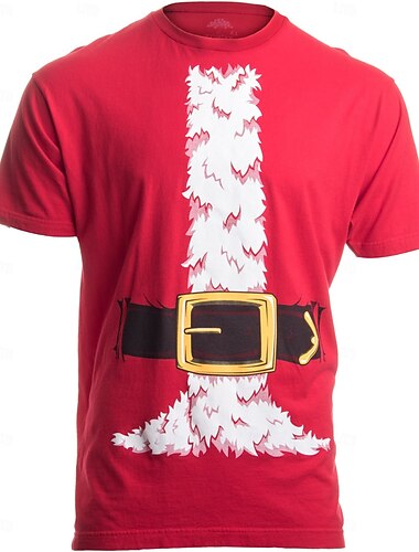  3D Święta Koszulka Koszulkowy Brzydka świąteczna koszulka Święty Mikołaj Kostiumy Św. Mikołaja Graficzny Zabawny na Dla par Męskie Damskie Dla dorosłych Druk 3D  Do Święta Karnawał Impreza Festiwal