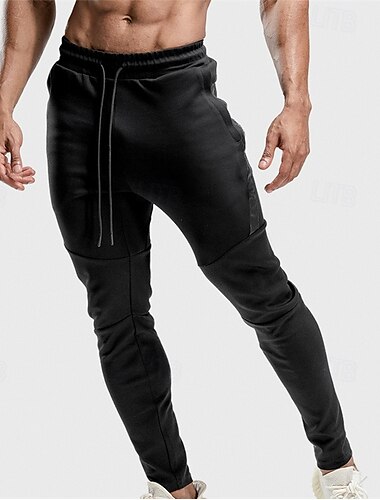  Herren Jogginghose Jogger Sporthose Sportliche Hosen GYM-Hose Tasche Kordelzug Elastischer Bund Hosen / Regenhose Outdoor Sport & Natur Sportlich Schnelltrocknend Leichtgewichtig Weich Marathon