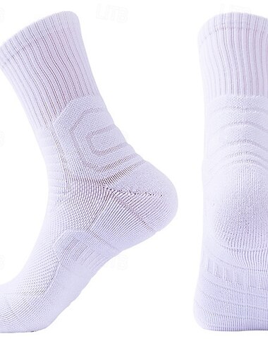  Sportsocken laufsocken 1 Paar Farbblock Herren Socken Rutschfest Atmungsaktiv Schweißableitend Komfortabel Fitnesstraining Basketball Fussball Laufen Joggen Sport Farbblock Modisch Polyester