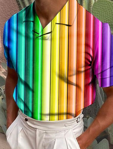  Miesten Ruutu / skotti Graafiset tulosteet Poolopaidat Golfpaita Lyhyt hiha Paita Kuubalainen kaulus Kausaliteetti Päivittäin Keltainen Rubiini Apila Painettu Vaatetus Muoti Suunnittelija Vapaa-aika