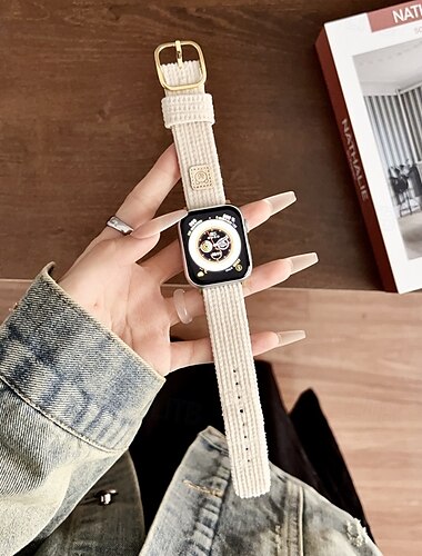  Solo Loop Compatibel met: Apple Watch-horlogebandje 38mm 40mm 41mm 42mm 44mm 45mm 49mm Schattig Verstelbaar Ademend Nylon Vervangende horlogeband voor iwatch Ultra 2 Series 9 8 7 SE 6 5 4 3 2 1