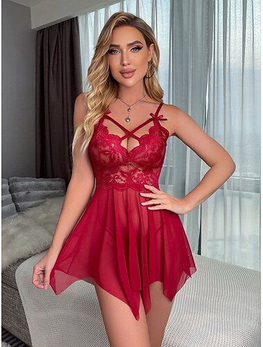  Picardias Vestidos Lencería Tanga Pijama Mujer Navidad Año Nuevo Nochebuena Sensual Adultos Fiesta Navidad Vestido