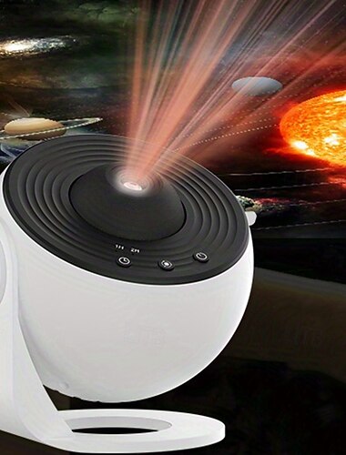  Proiettore di galassie con cielo stellato 12 in 1, luce notturna a LED, lampada a forma di stella spaziale planetaria per regali per bambini, decorazione per camera da letto e sala giochi