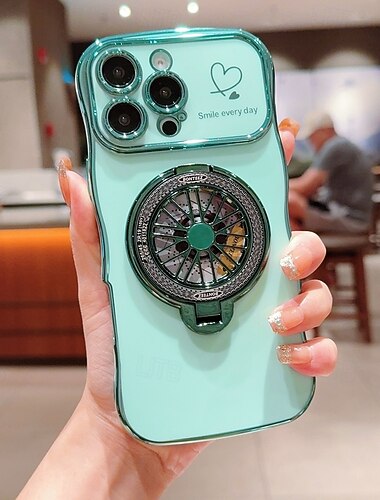  Handy Hülle Handyhüllen Für iPhone 16 15 14 Pro Max Plus 13 12 11 Pro Max Rückseite Mit Ständer Stoßfest Retro TPU PC