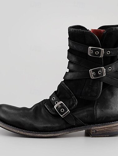 Punk & Gothic Schuhe Chelsea-Stiefel Cosplay Herren Karneval Maskerade Party / Abend Erwachsene Schuhe