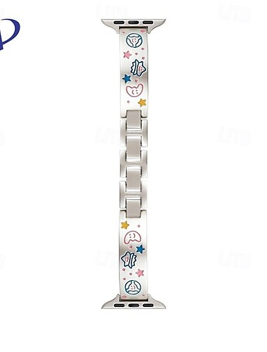  Solo-Loop Kompatibel mit Apple Watch Armband 38mm 40mm 41mm 42mm 44mm 45mm 49mm Damen Sternenlicht Metallverschluss Legierung Ersatzarmband für iwatch Ultra 2 Series 9 8 7 SE 6 5 4 3 2 1