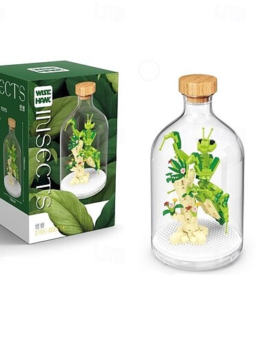  Ideen für die Insektensammlung, Bausatz, entspannendes Projekt für Insektenliebhaber, Schmetterling, Libelle, Biene, Schaumodelle, Käfer, Bauspielzeug und Naturdekor für Erwachsene, Jungen und Mädchen
