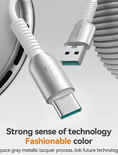  1 confezione Joyroom Cavo USB C Cavo di ricarica multiplo 60W 3,9 piedi Da USB C a USB C / Lightning Da USB A a USB C / Lightning 3 A Ricarica veloce Nylon intrecciato Duraturo Per Macbook iPad