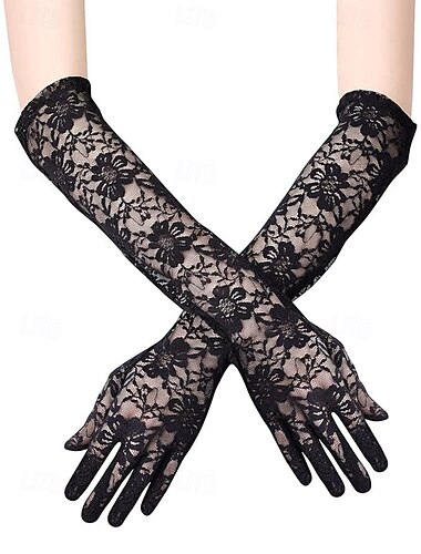  Spitzenhandschuhe im Vintage-Stil für Damen – weich, bequem und perfekt für Hochzeiten, Abschlussbälle oder Kostümpartys