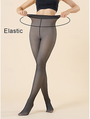  Thermo-Strumpfhosen mit Fleecefutter für Damen | Winter-Leggings mit hoher Taille | warm, dehnbar und blickdicht für kaltes Wetter