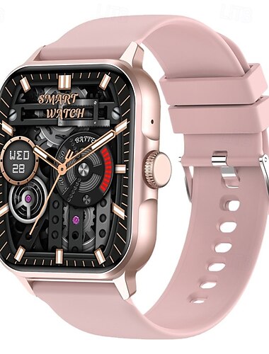  zw36a Smart Watch (Dafit) 1,83 Zoll Voll-Touchscreen mit Encoder wasserdicht Sport-Gesundheitsüberwachung Blutsauerstoff Blutdruck-/Herzfrequenz-/Schlafüberwachung Multisportmodus Schrittzähler