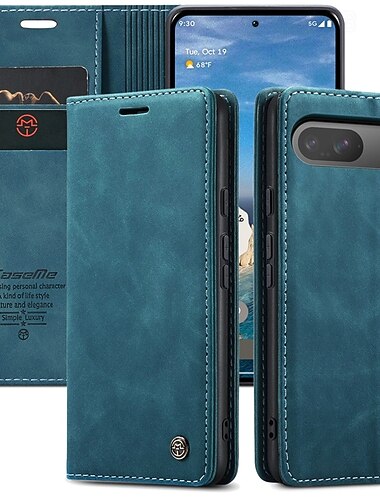  Handy Hülle Handyhüllen Für Google Pixel 9 Pro Pixel 9 Pro XL Pixel 8 Pro Pixel 8 Pixel 9 Pixel 7 Pixel 7 Pro Pixel 6 Pixel 6 Pro Flip-Cover mit Halterung Magnetisch Kartenschlitz Retro TPU PU-Leder