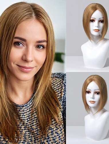  Damen Remy Menschenhaar Toupees Glatt Kappenlos Damen / Klassisch / Beste Qualität Party / Party / Abend / Abendgesellschaft