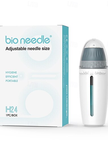  h24 derma stamp регулируемый 0,25 мм-1,5 мм микроигольный аппликатор для жидкой сыворотки для улучшения состояния кожи после угревой сыпи