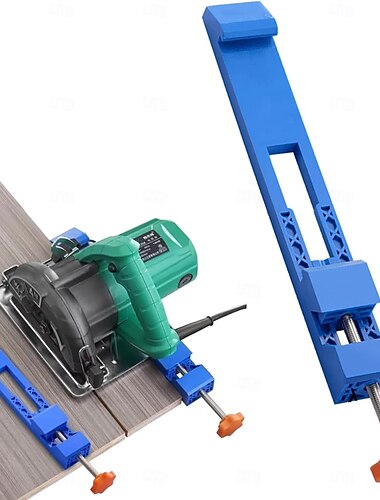  guida di base regolabile per macchina da taglio, morsetto di posizionamento per fresatura per sega circolare elettrica da 12", guida di precisione per taglio del legno, utensili appositamente