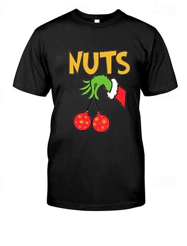  Jul T-skjorte Stygg juleskjorte Jul Graphic Morsom Til Par Herre Dame Voksne Jul Karneval Varmstempling Fest Festival