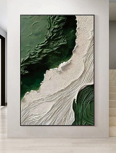  wabi sabi veggkunst oljemaleri stort håndlaget minimalistisk teksturert lerret maleri veggkunst sett med 2 nøytralt abstrakt geometrisk maleri moderne beige kunstverk sett maleri for moderne kunst
