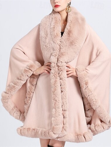  Eleganter Faux-Fuchspelzkragen, Strickjacke, Schal, Braut, Hochzeit, Party, Schal, Mantel, Länge 80 cm