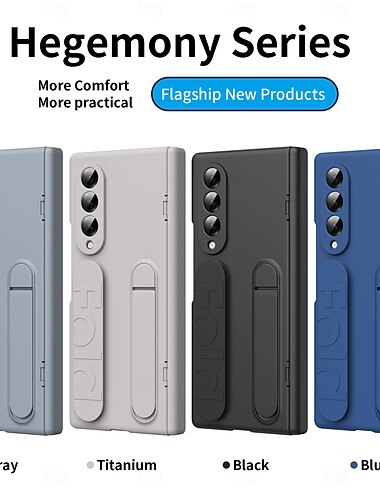  telefone Capinha Para Dobra Z 7 Dobra Z 6 Z Fold 5 Z Fold 4 Z Fold 3 Capa traseira Com Suporte Antichoque Retro PC Silicone