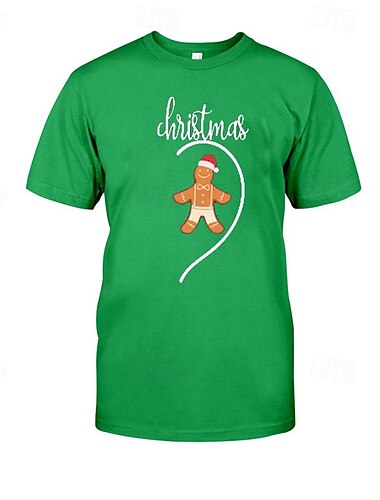  Jul T-skjorte Stygg juleskjorte Jul Graphic Morsom Til Par Herre Dame Voksne Jul Karneval Varmstempling Fest Festival