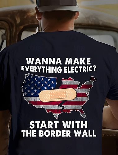  4 juillet 2026 250e Jour du Souvenir T-shirt court à col rond 3D Imprimé Vétéran Patriote pour homme