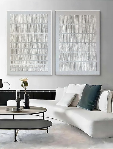  Wabi-Sabi-Kunst, handgemalte Wandkunst, beige-weißes Strukturgemälde, handgemachte beige 3D-Gipswandkunst, zeitgenössische Kunst, minimalistisches Gemälde, Wandkunst, moderne Wanddekoration