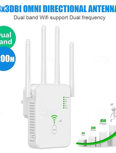  1200m Wi-Fi повторитель универсальный беспроводной расширитель покрытия совместимый режим AP Wi-Fi повторитель настенная вилка тип Plug and Play