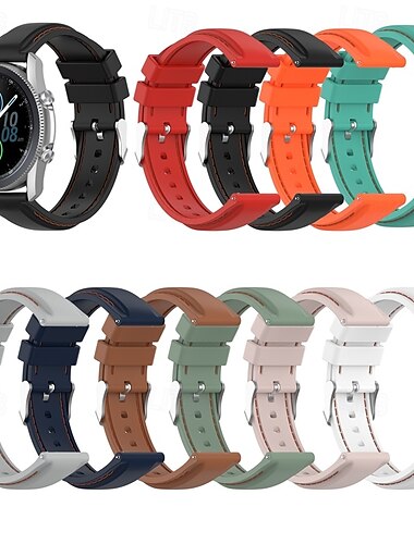  Ремешок для часов для Samsung Galaxy Watch 3 45mm силиконовый Замена Ремень Регулируется Спортивный ремешок Браслет