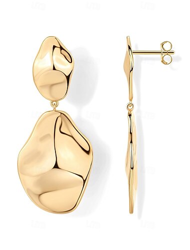  Kreolen Vintage-Stil Tropfen Ohrringe Schmuck Silber / Gold Für Hochzeit Party Täglich
