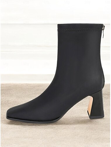  bottines taupe élégantes pour femmes avec talons carrés, fermeture à glissière et détails de couture chics - parfaites pour la mode d'automne, les sorties décontractées et les tenues de bureau