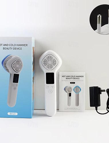  -5 bis 48 Grad großer Eishammer-Gesichtsmassager, Facelifting-Schönheitsinstrument, 6 Farben, Photonenlichttherapie zur Hautverjüngung