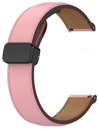  Uhrenarmband für Samsung Galaxy Watch 6 40/44mm Watch 6 Classic 43/47mm PU - Leder Ersatz Gurt Verstellbar Solo-Loop Armband