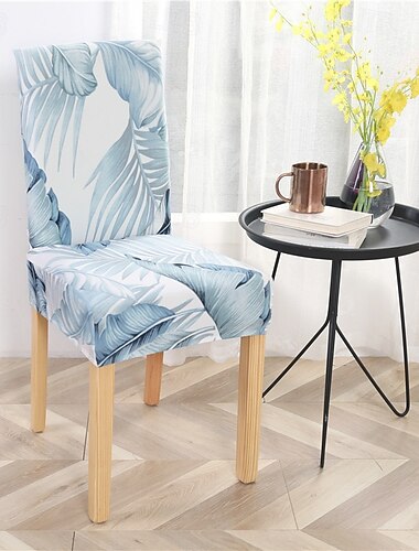  Stretch Dining Chair Cover Elastic and Durable High Back Dining Chair Cover Ideal for Protecting and Refreshing Dining Chairs Adds Comfort and Style to Your Dining Room Decor