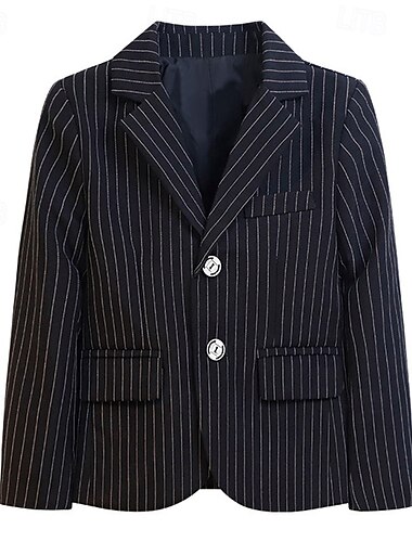  kinderkleidung Jungen Valentinstag Blazer Oberbekleidung Plaid Langarm Tasche Mantel Formal Modisch Cool 19176 Schwarz 19176 Marineblau 21202 Schwarz Frühling Herbst 4-12 Jahre