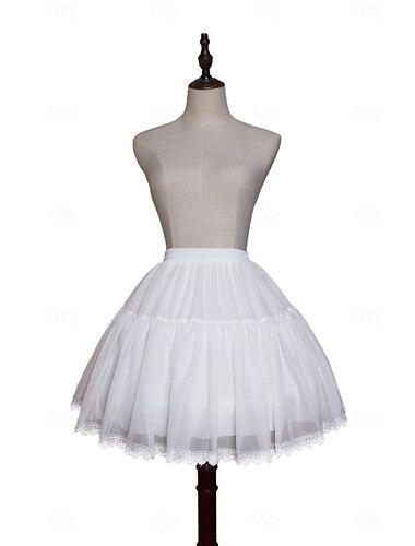  1950s Princesa Enagua Debajo de la falda Falda de tul Color sólido Mujer Mascarada Evento / Fiesta Fiesta de baile Despedida de Soltera Adulto Falda