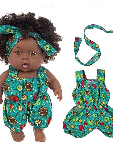  poupées bébé reborn noires réalistes - poupées nouveau-nées réalistes américaines noires de 8 pouces