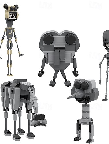  Spiel Bausteine Spielzeug fantasievolles Bauspielset Blöcke Actionfigur Geburtstagsbausteine für Erwachsene Kinder Fans