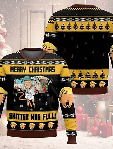  סנטה קלאוס חֶברְמַן Pullover סווטשירט מצחיק של חג המולד 3D חג מולד מצחיק עבור לזוג בגדי ריקוד גברים בגדי ריקוד נשים מבוגרים חג המולד קרנבל הדפסת תלת מימד מפלגה פֶסטִיבָל