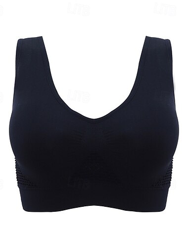  Damen Leichte Unterstützung Sport Bustier bh Sport-BH Bustier Rückenfrei mit am Rücken überkreuzten Trägern BH-Oberteil Gefüttert Fitness Freizeit Sport Laufen Atmungsaktiv Leichtgewichtig Weich