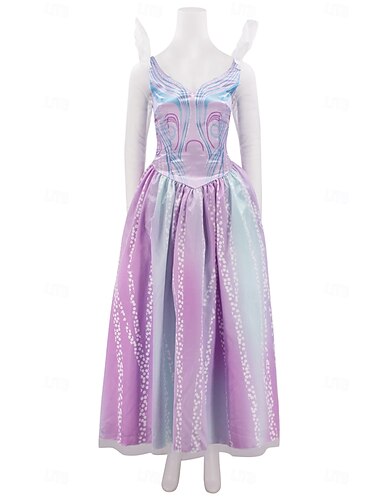  häxa Fe Glinda Kostym Balklänning Kostymer med film-tv-tema Film-cosplay for Dam Vuxna Halloween Karnival Mardi Gras Prestanda Fest Scen