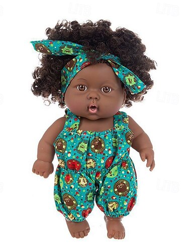  lebensechte schwarze Reborn-Babypuppen für Mädchen - 8 Zoll große schwarze amerikanische realistische Neugeborenenpuppen