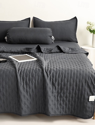  Kühlende Decke absorbiert Wärme, um kühl zu bleiben, ultraweiche, atmungsaktive Sommerdecke für heiße Schläfer, Decke in Einzel-/Doppelgröße für alle Jahreszeiten
