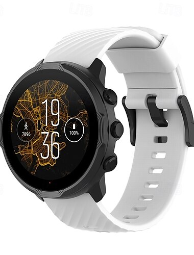  Умный ремешок для часов Совместим с Suunto Suunto 7 Умные часы Ремень Регулируется Спортивный ремешок Замена Браслет