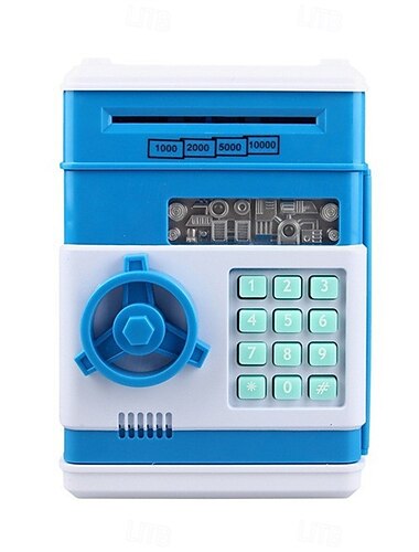  elektronické prasátko bankomat heslo pokladnička peníze mince spořicí schránka bankomat bankovní automat trezor automatický vklad děti vánoční dárek
