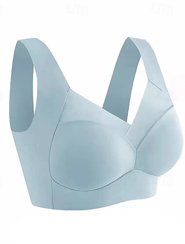  Damen Leichte Unterstützung Sport Bustier bh Sport-BH Bustier Rückenfrei mit am Rücken überkreuzten Trägern BH-Oberteil Gefüttert Fitness Freizeit Sport Laufen Atmungsaktiv Leichtgewichtig Weich