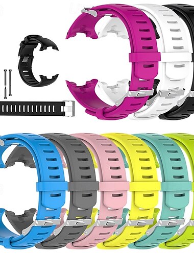  Умный ремешок для часов Совместим с Suunto SUUNTO D4 D4i НОВЫЙ Умные часы Ремень Соло-петля Спортивный ремешок Замена Браслет