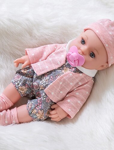  30 cm/12 zoll reborn puppe realistische baby puppe mit set hut socken schnuller weihnachtsfest geschenk